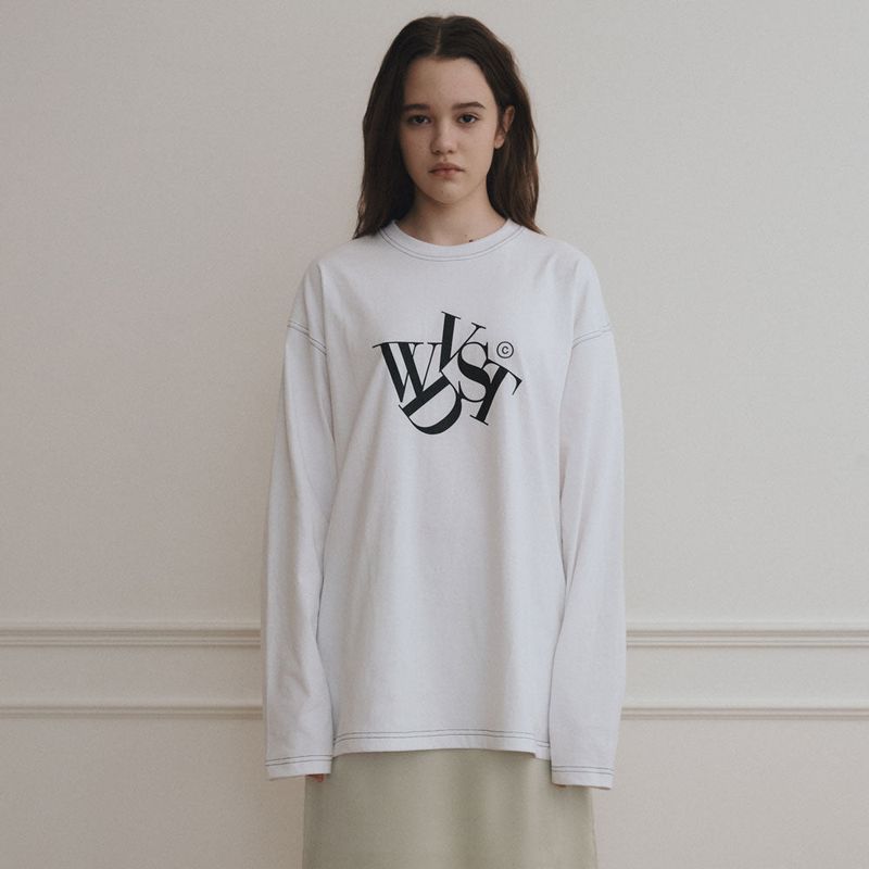 Logo Stitch Long Sleeve [2 Color]