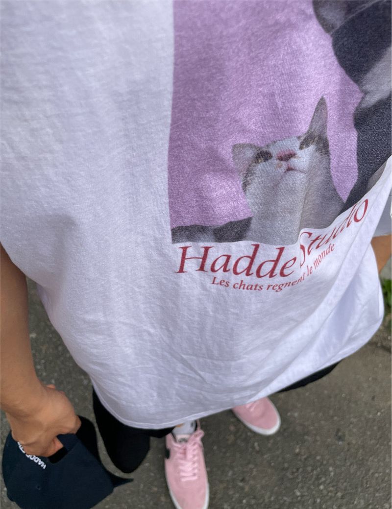 PINK CAT T-SHIRT