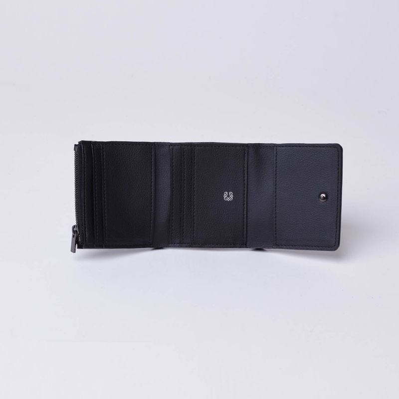 Cactus leather tri-fold wallet