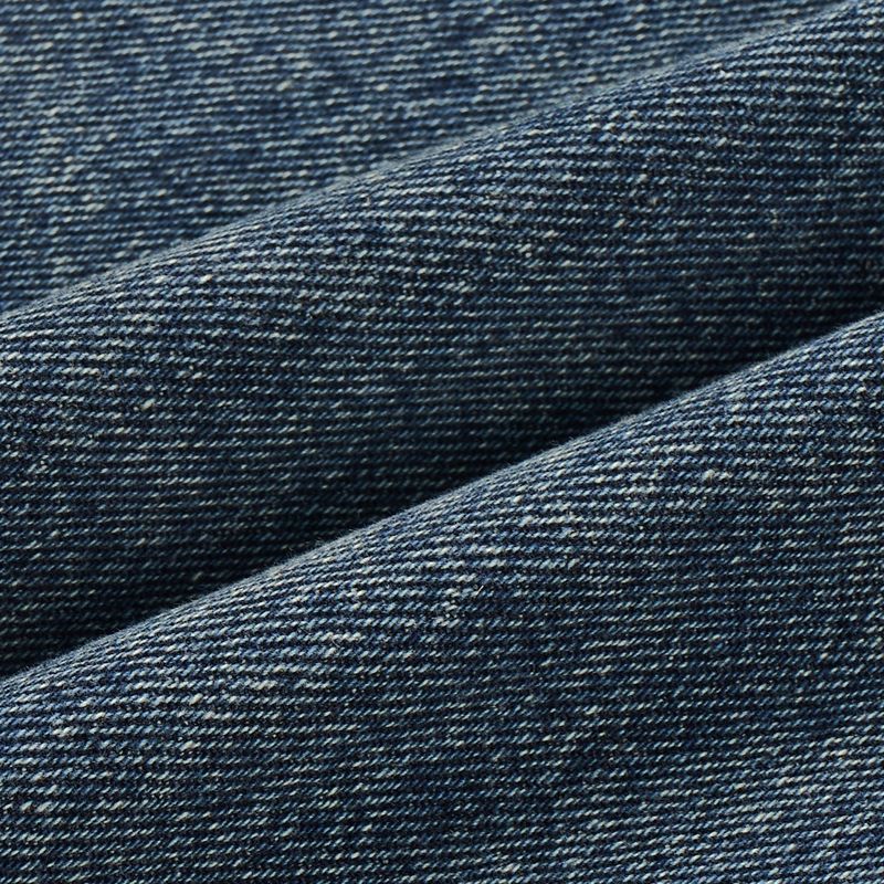 STITCH BIKER CURVED WIDE DENIM
