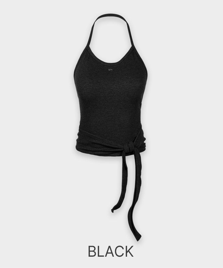 [MADE] Vibe, ribholter neck tank top