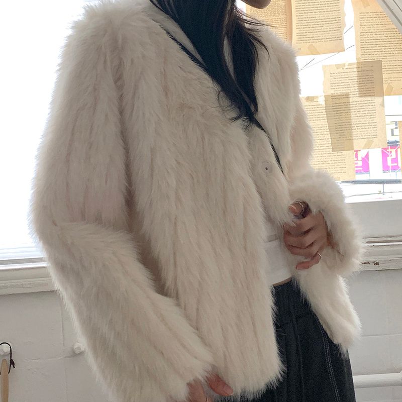 Kalit mink fur long-sleeved jacket