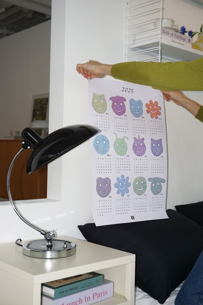 2025 calender canvas poster (A1 size)