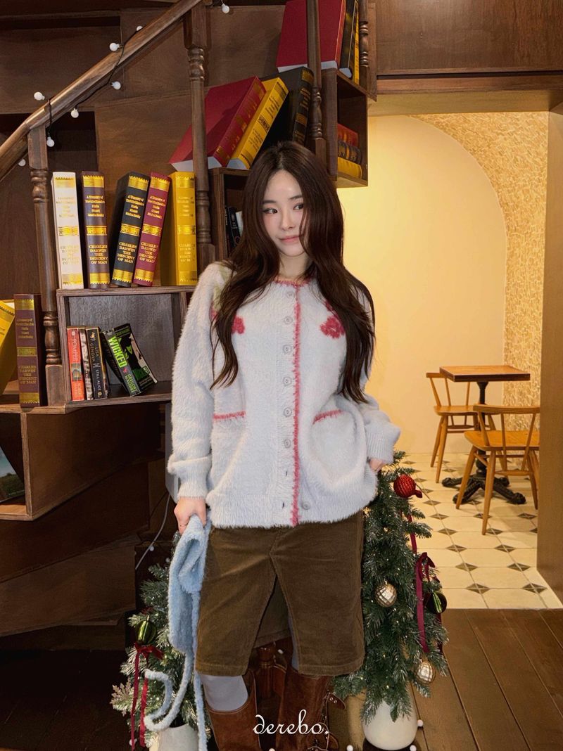 dereborujo（ドレボルゾー）の「brown corduroy midi skirt（Skirts）」