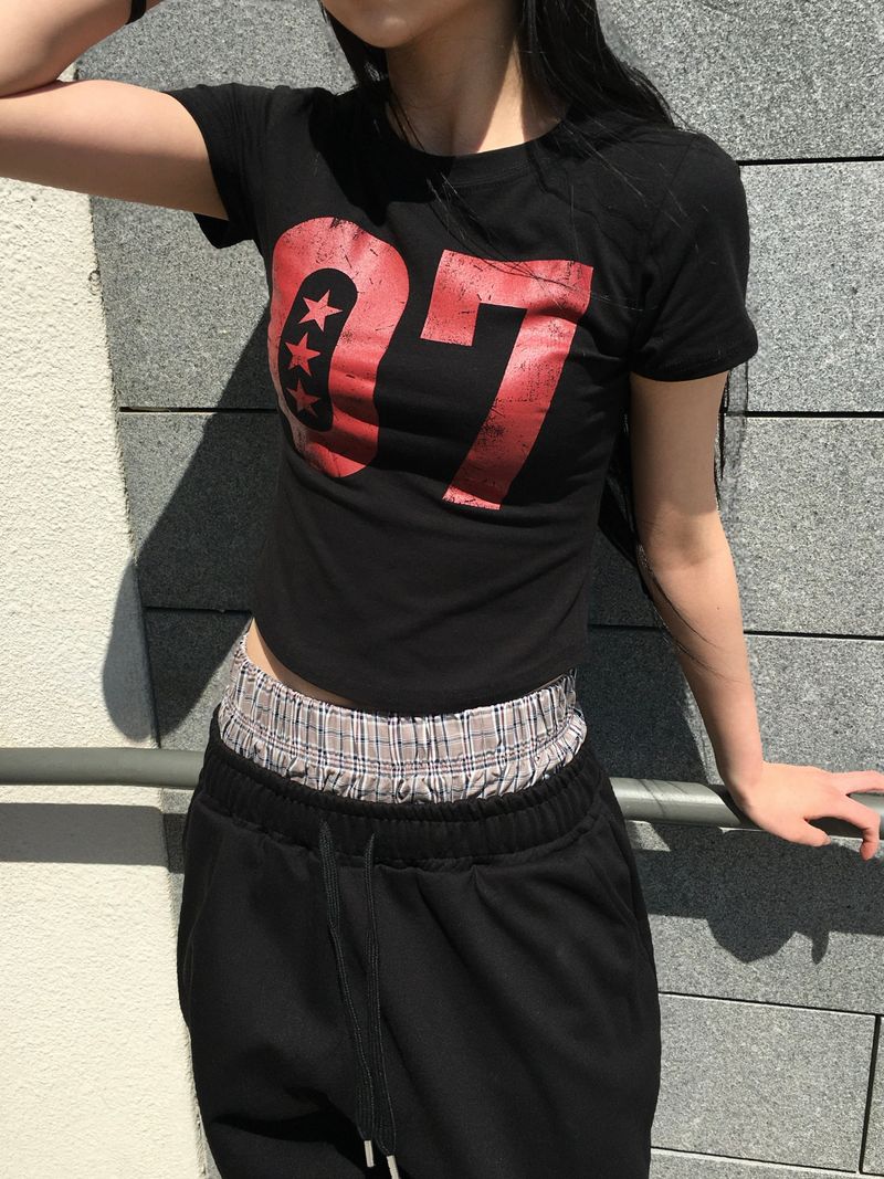 Vintage Seven Star Crop Top (3c)
