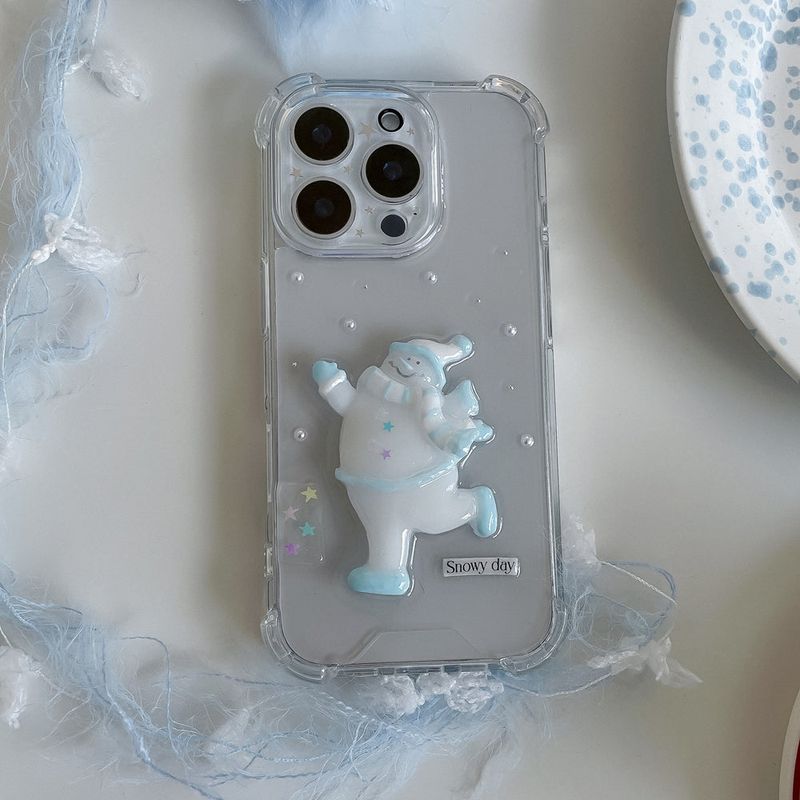 Ellebelle market（エルベルマーケット）の「[made]ハッピースノーウィーデイverレジンフォンケース（スマホグッズ/小物）」