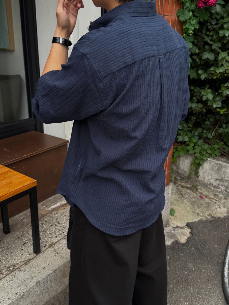 リーブル ストライプシャツ