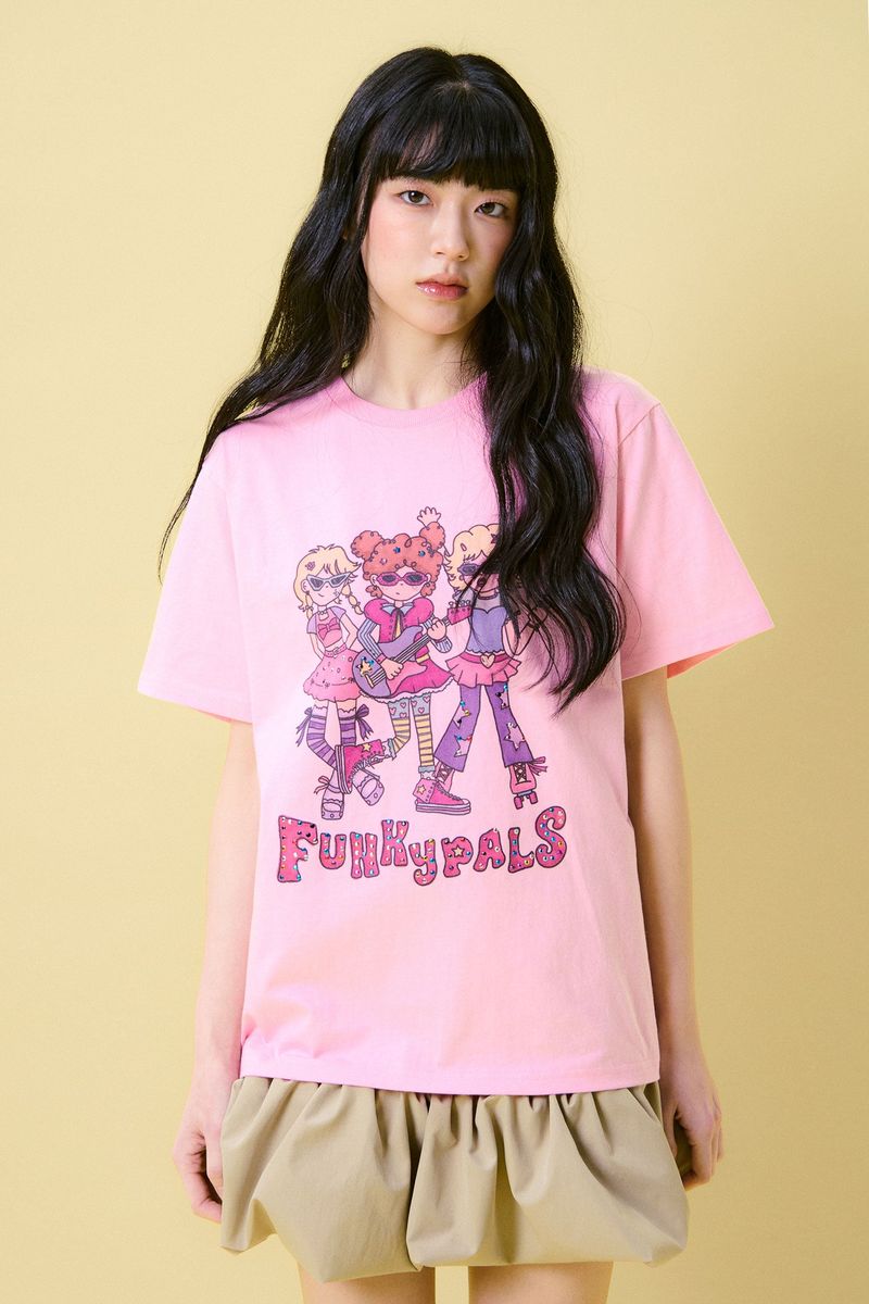 Funky Pals T-shirt [Pink]