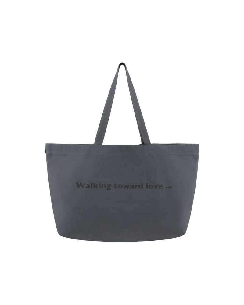 Heart Logo bag big ver. - Charcoal