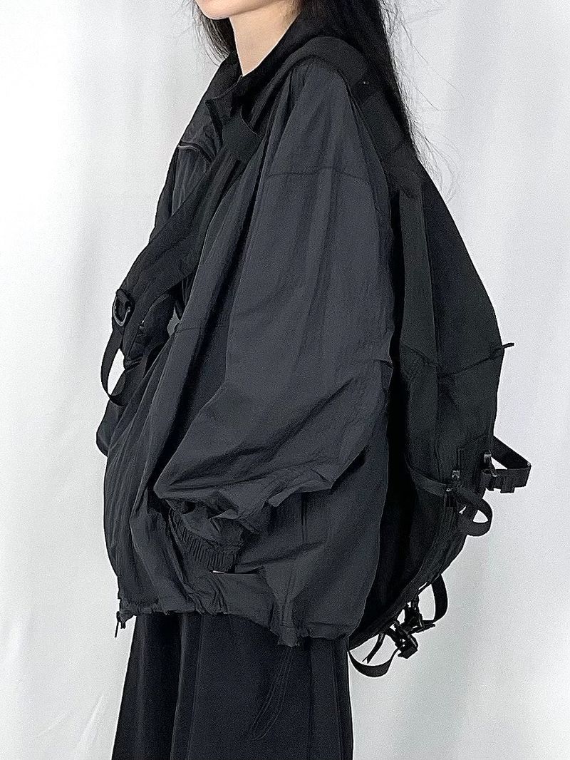 Velcro over sling-bag