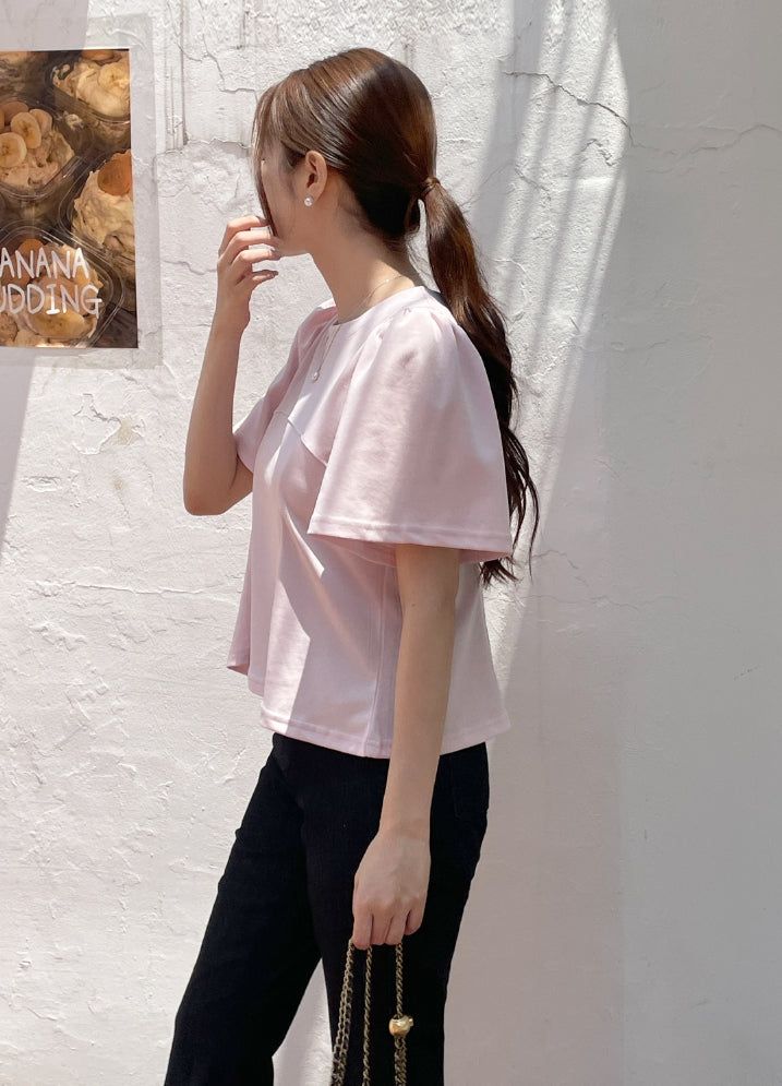 Moang Cut Puff Flare T-Shirt