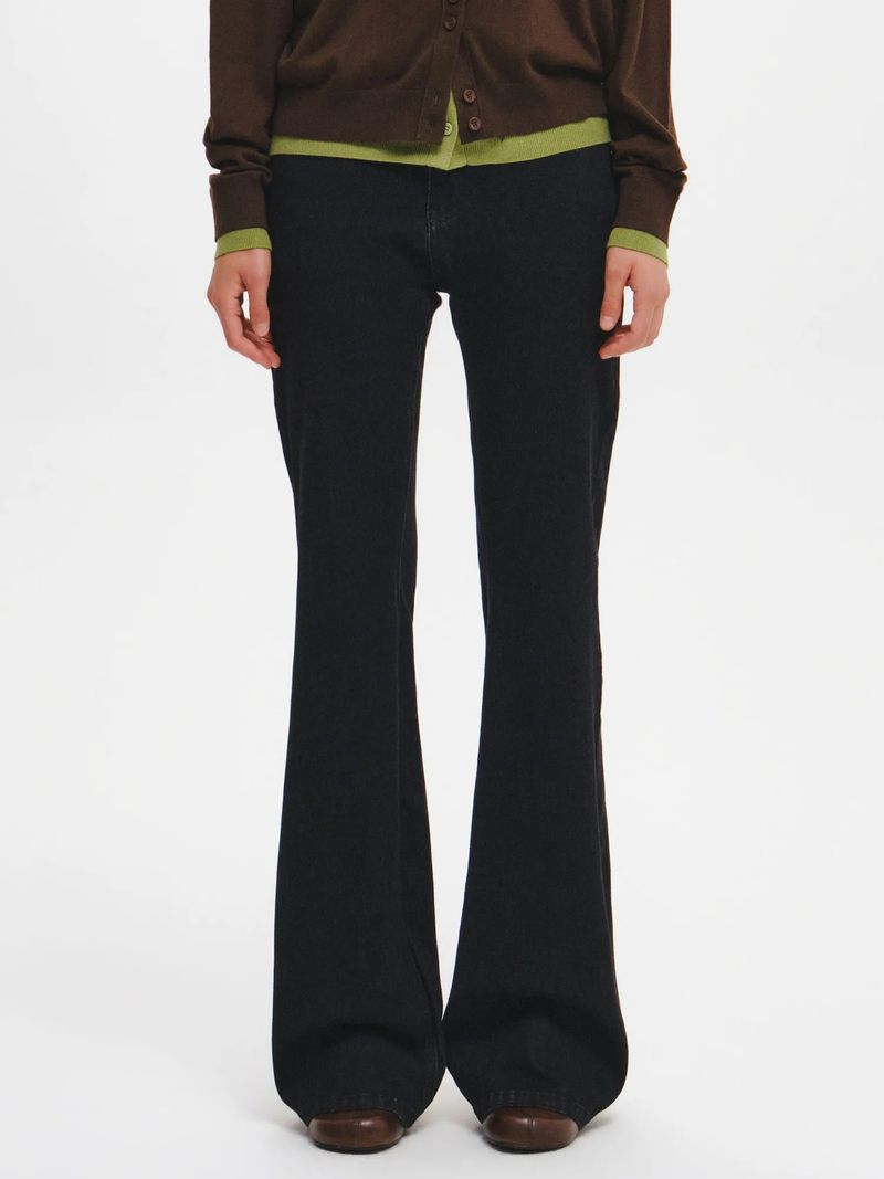 BOOTCUT WASHING DENIM PANTS