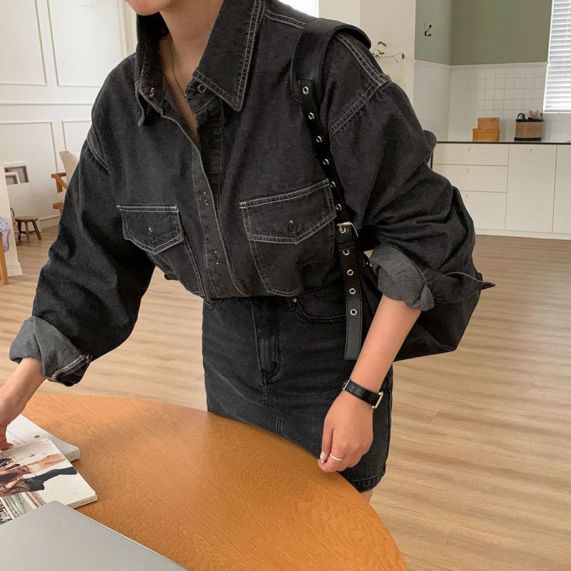 [2Type]Eyelet Shoulder & Cross Bag