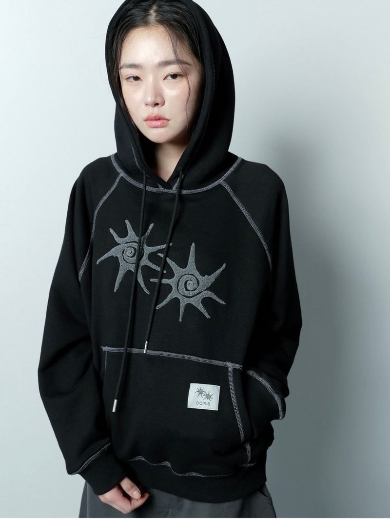 KOTIN BOUCLE STITCH HOOD T
