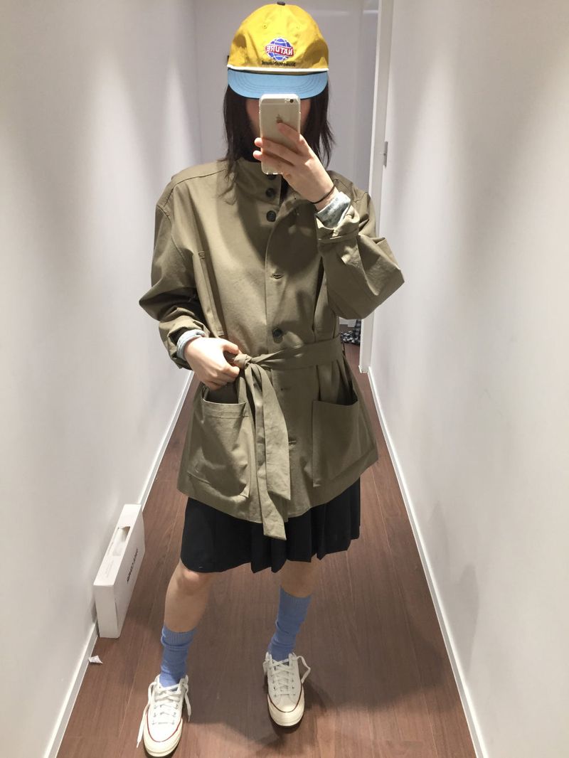YWD PLEATS SKIRT + BELT (2color)
