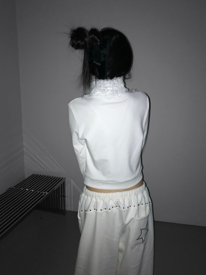 plumage zip-up (2 color)