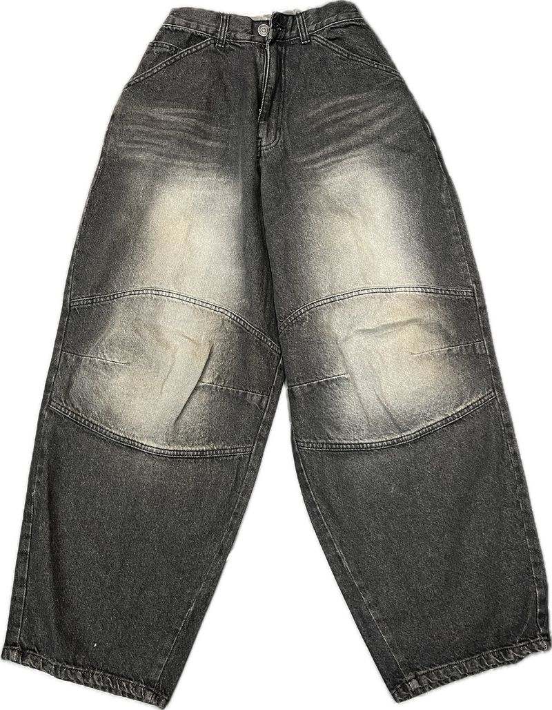 Biker Patch Denim Pants – M, L (3 Colors)