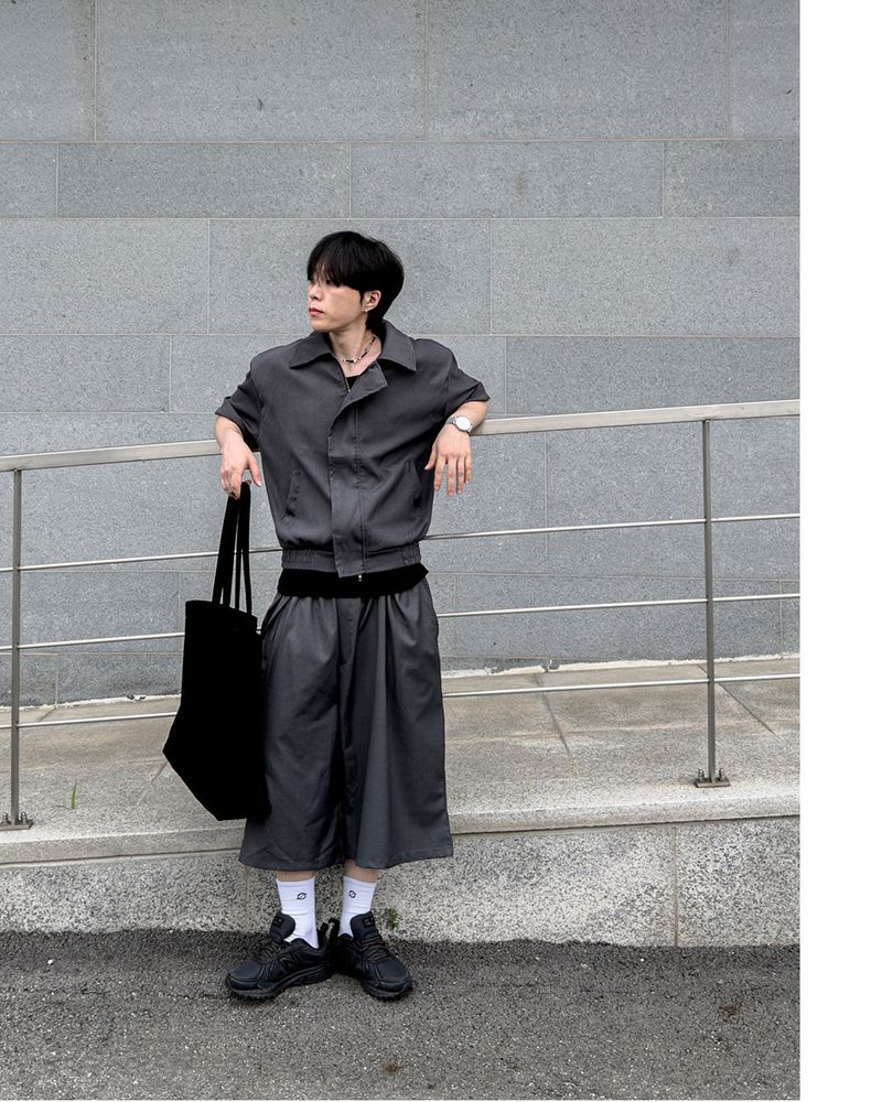 Er Minimal Half Crop Jacket