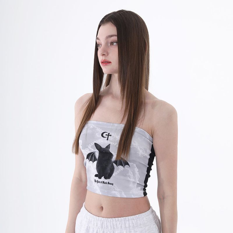 CLUT STUDIO（クラットスタジオ）の「0 4 bunnies tube top（Tops）」