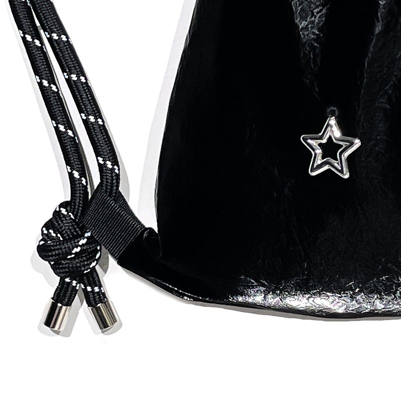 Heart Star Gym Sack [Black]
