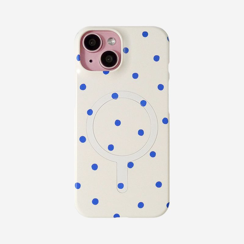 Love or not（ラブオアノット）の「[MADE]Blue Balls-Ivory-Matt Magsafe Phonecase（Smartphone Accessories）」