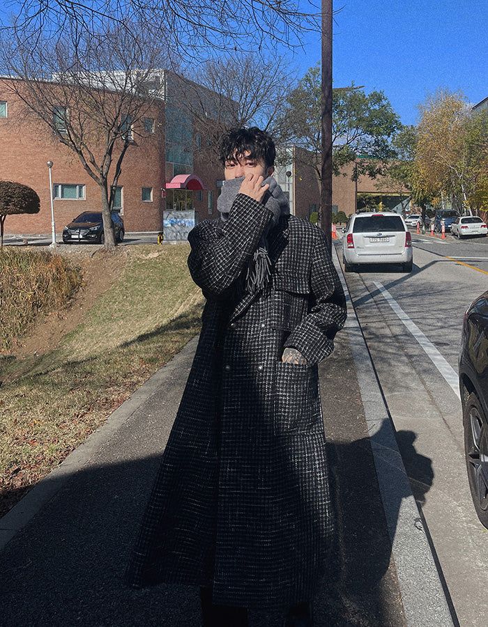 ASCLO（エジュクロ）の「Tweed Custom Double Coat（Jackets/Outerwear）」