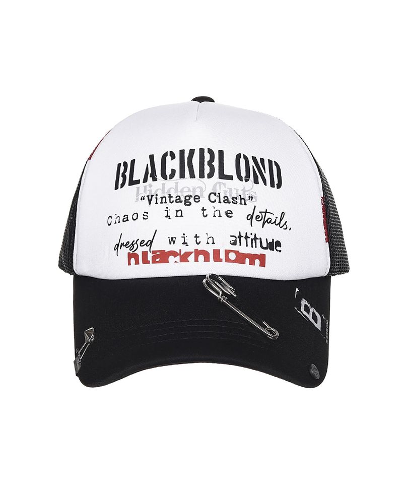 BBD Vintage Clash Trucker Mesh Cap (Black)
