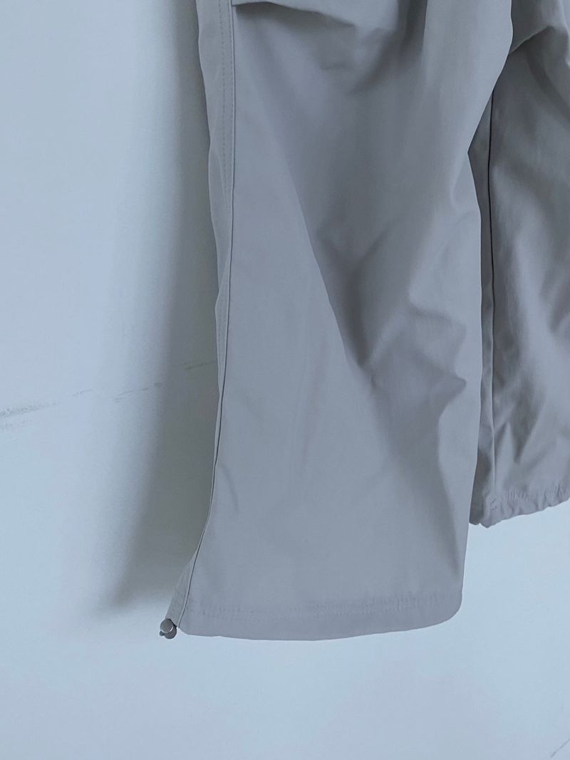 Offbeat Silver Ring Nylon Balloon Pants 2C