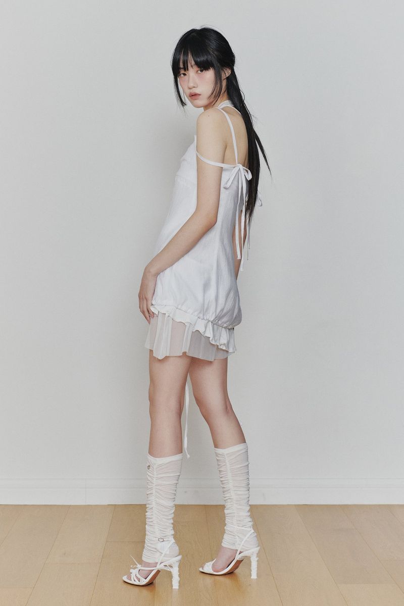 PURITY DRESS white