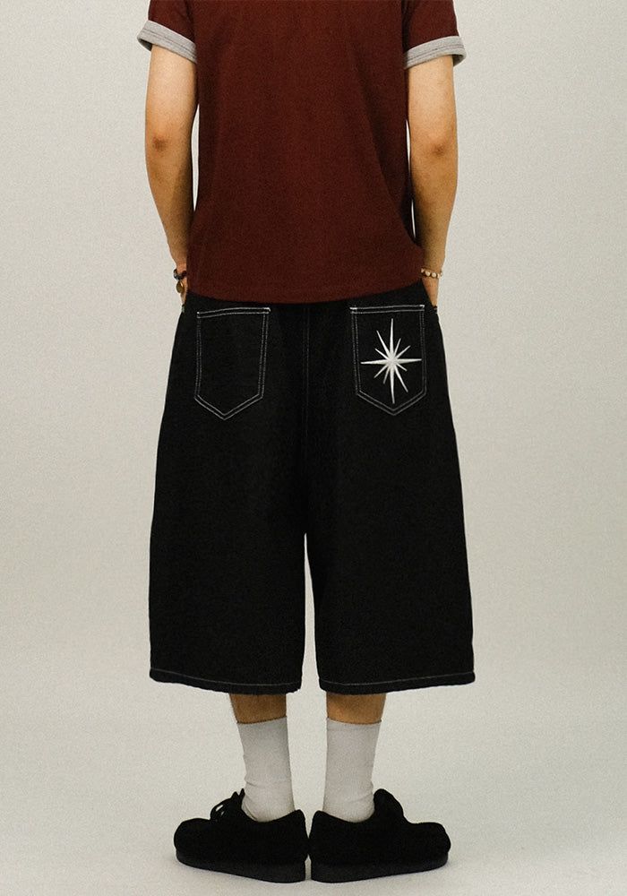 SEMIKAJI（セミカジ）の「EN STAR Pocket Denim Bermuda Pants（Pants）」