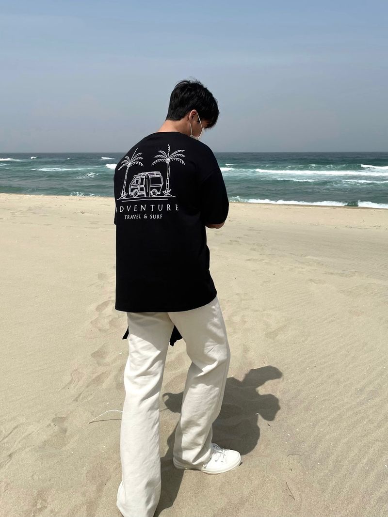 サマートラベルキャンピングTシャツ 