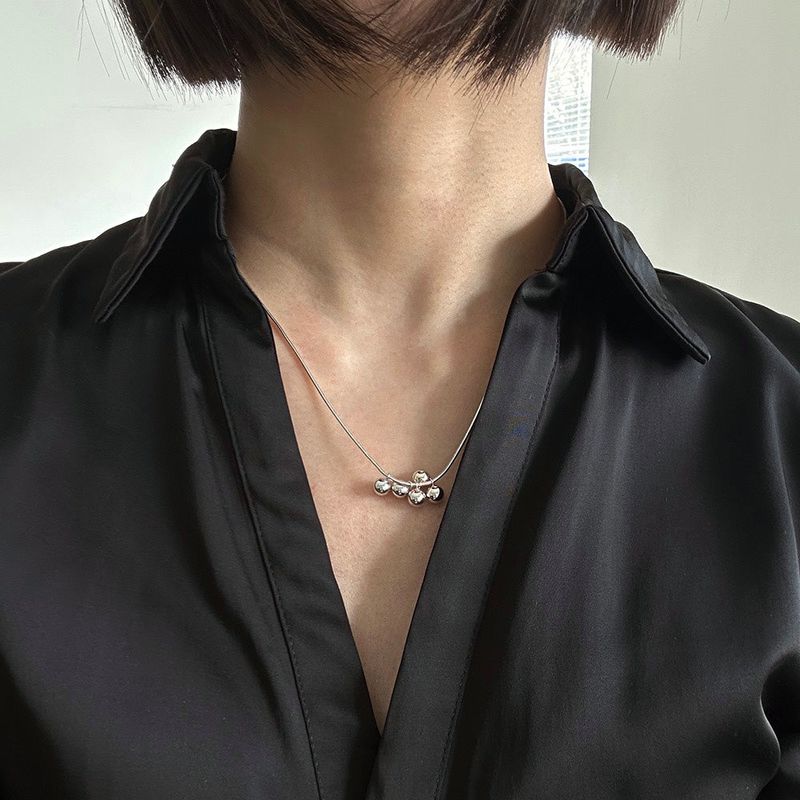 [925silver] Grape necklace