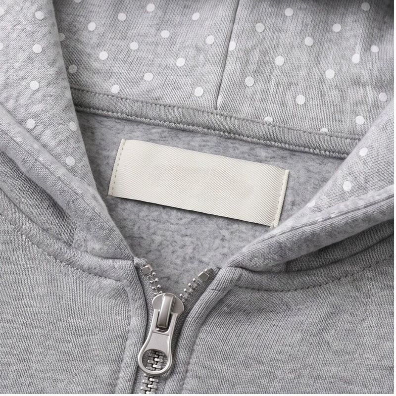 Nadia Angel Graphic Dot Hood Zip-Up