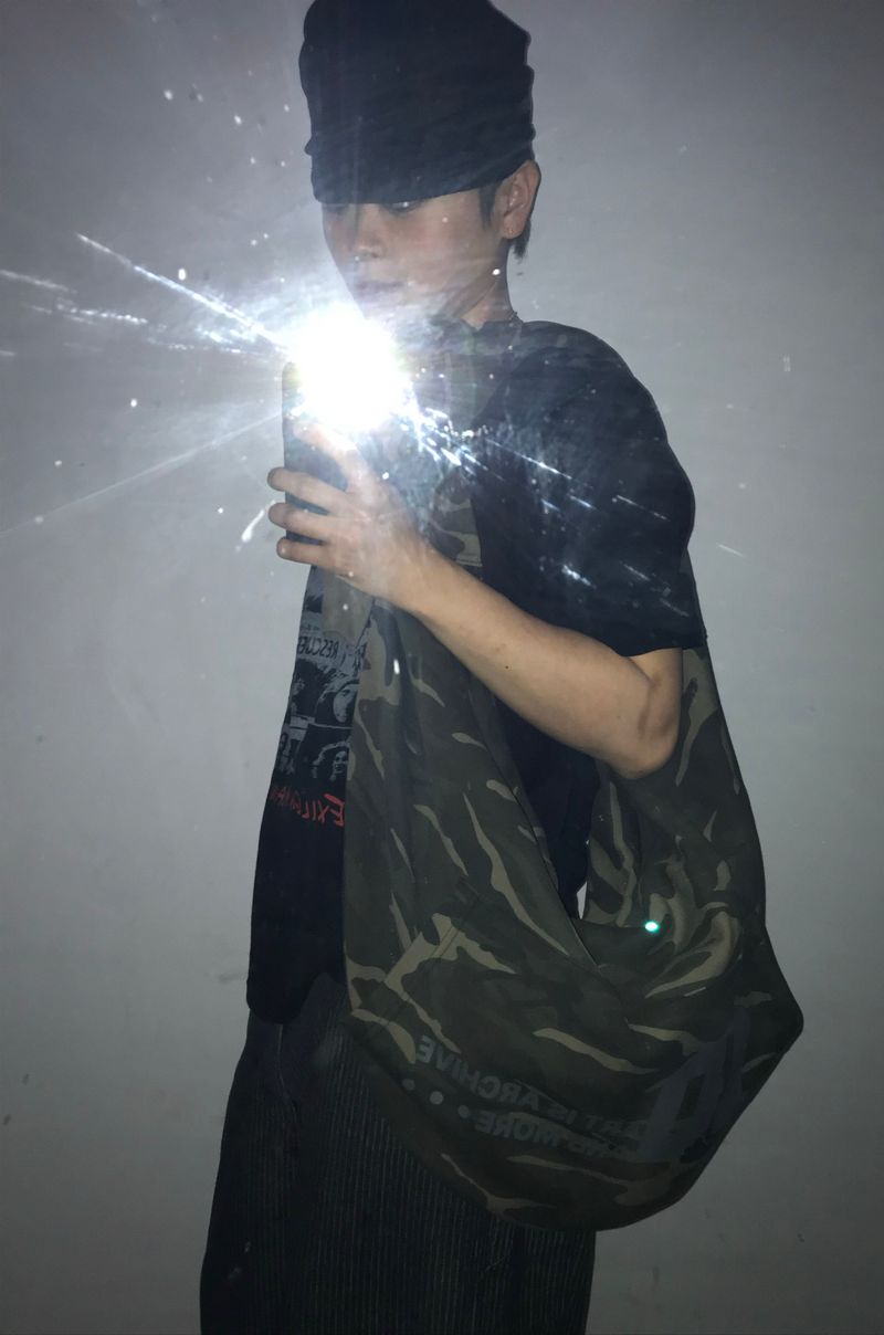 Camo Hood Pocket Shoulder Bag (2c)