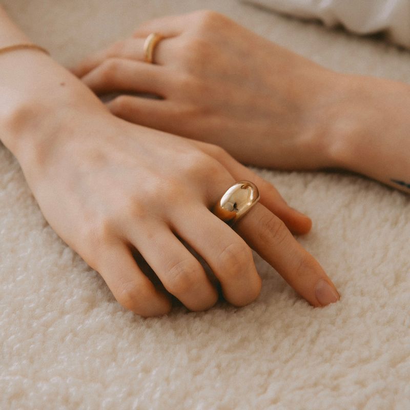 TOMAR（トマル）の「[MADE] グランマリング (bold/14k gold plated)（アクセサリー）」