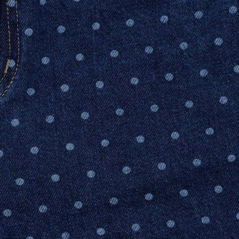 DARK BLUE DOT DENIM PANTS code 21100