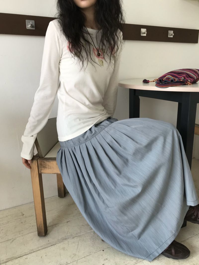フラワー ロングスリーブレストップ