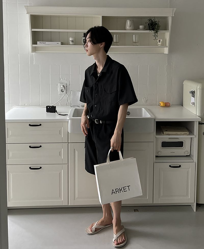 [ベルトあり] Jamie Jumpsuit (2 color)