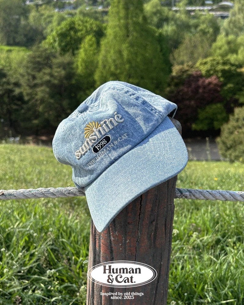 SUNSHINE WASHED DENIM BALL CAP / BLUE