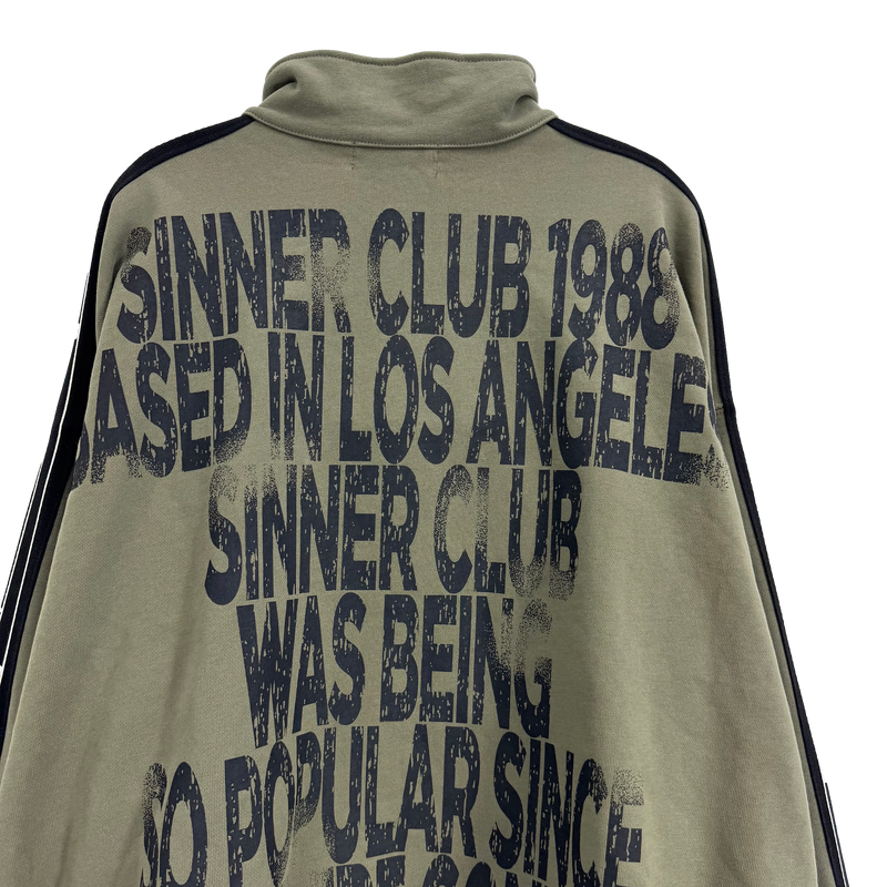 world tape half-zip sweatshirt