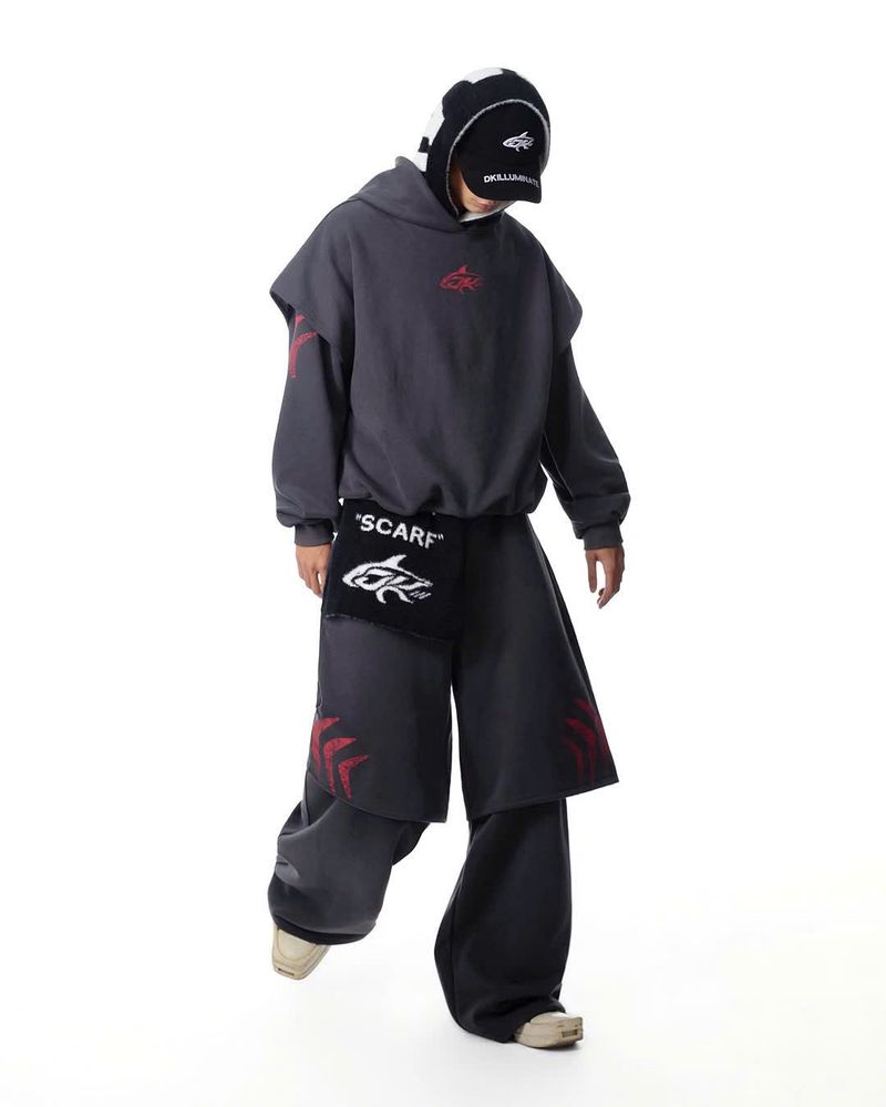 DOUBLE LAYER SWEAT PANTS