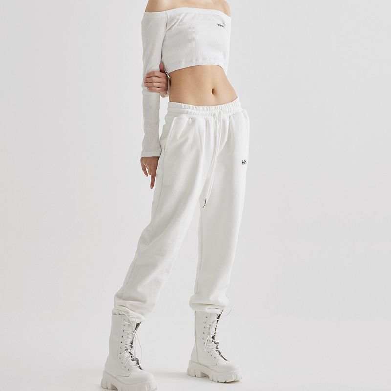 Signature Logo pants White