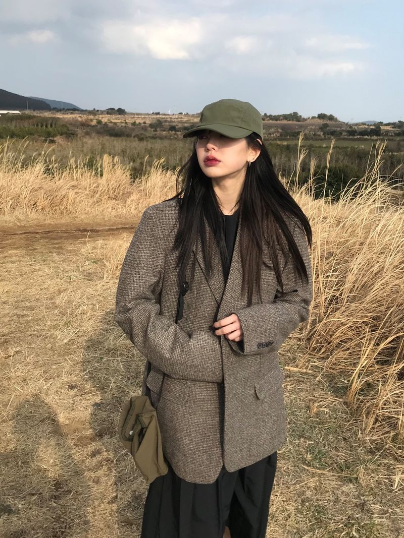 Tom check jacket