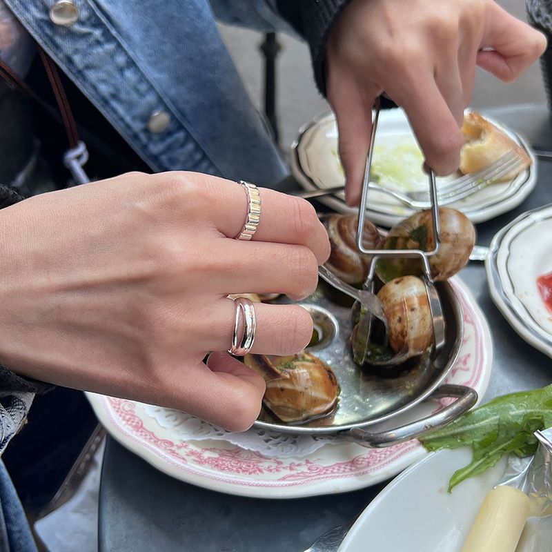 marshmallow narrow ring