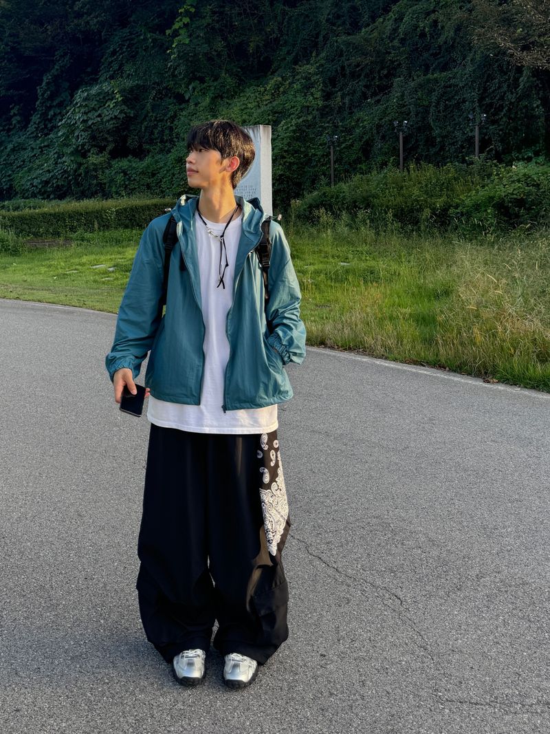 Nylon Low Cargo Pants (2 colors)