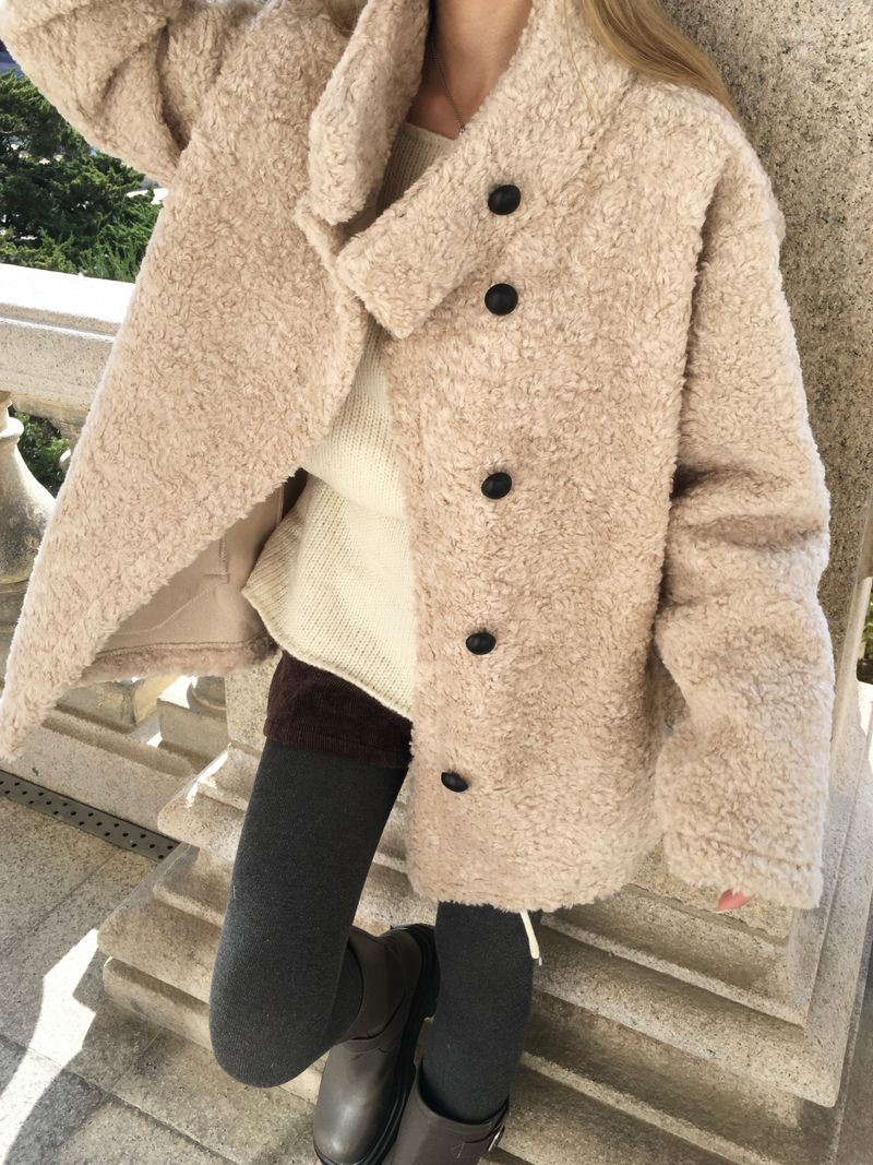 Gumi Suede Fur Coat (4c)