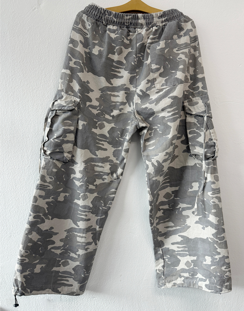 PIGMENT CAMO CARGO PANTS🩶🖤 - 2 COLORS