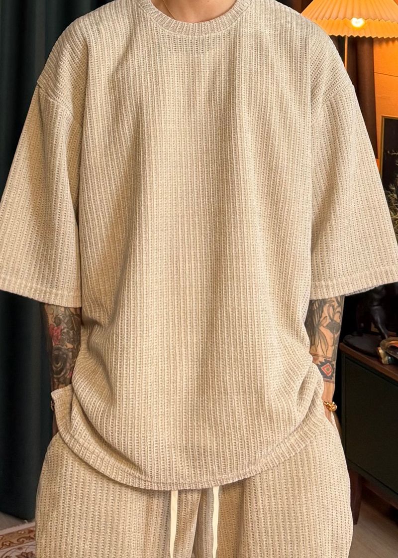 Sims Knit-Cuffed Short-Sleeve T 9COLOR
