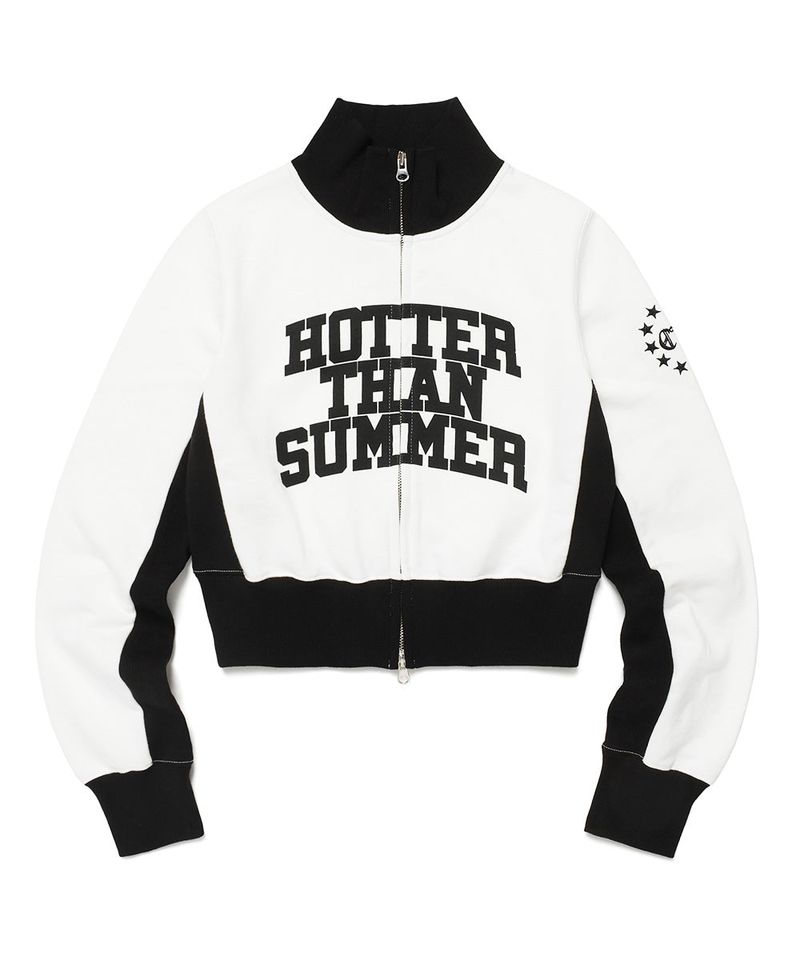 cavish（カビシ）の「W HTS TRACK ZIP UP JACKET WHITE(CV2DFFM482A)（Jackets/Outerwear）」
