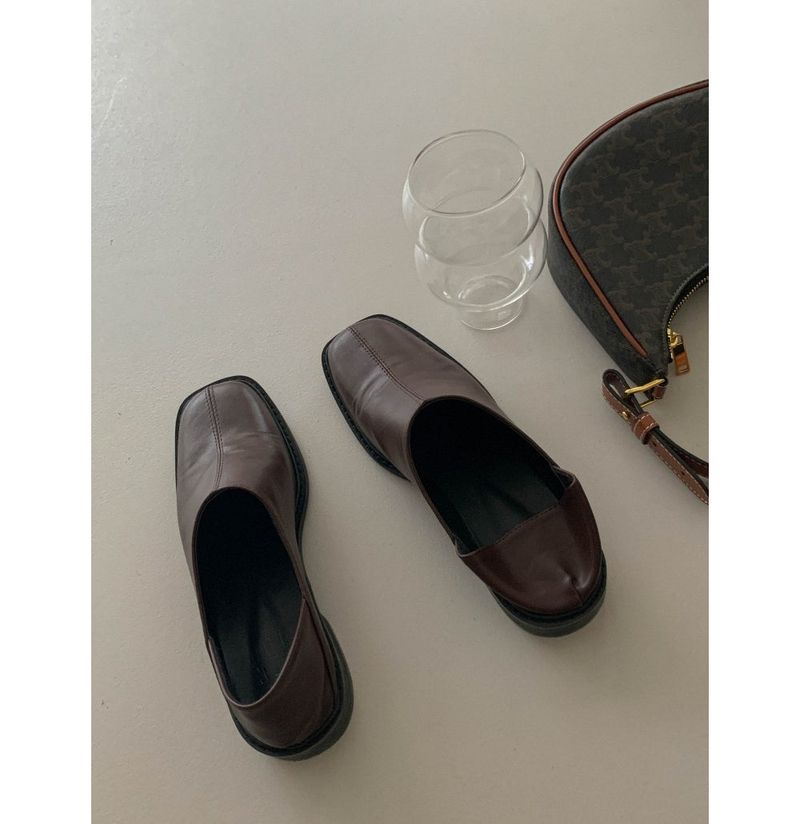  two way square loafer (2colors, 230~250)